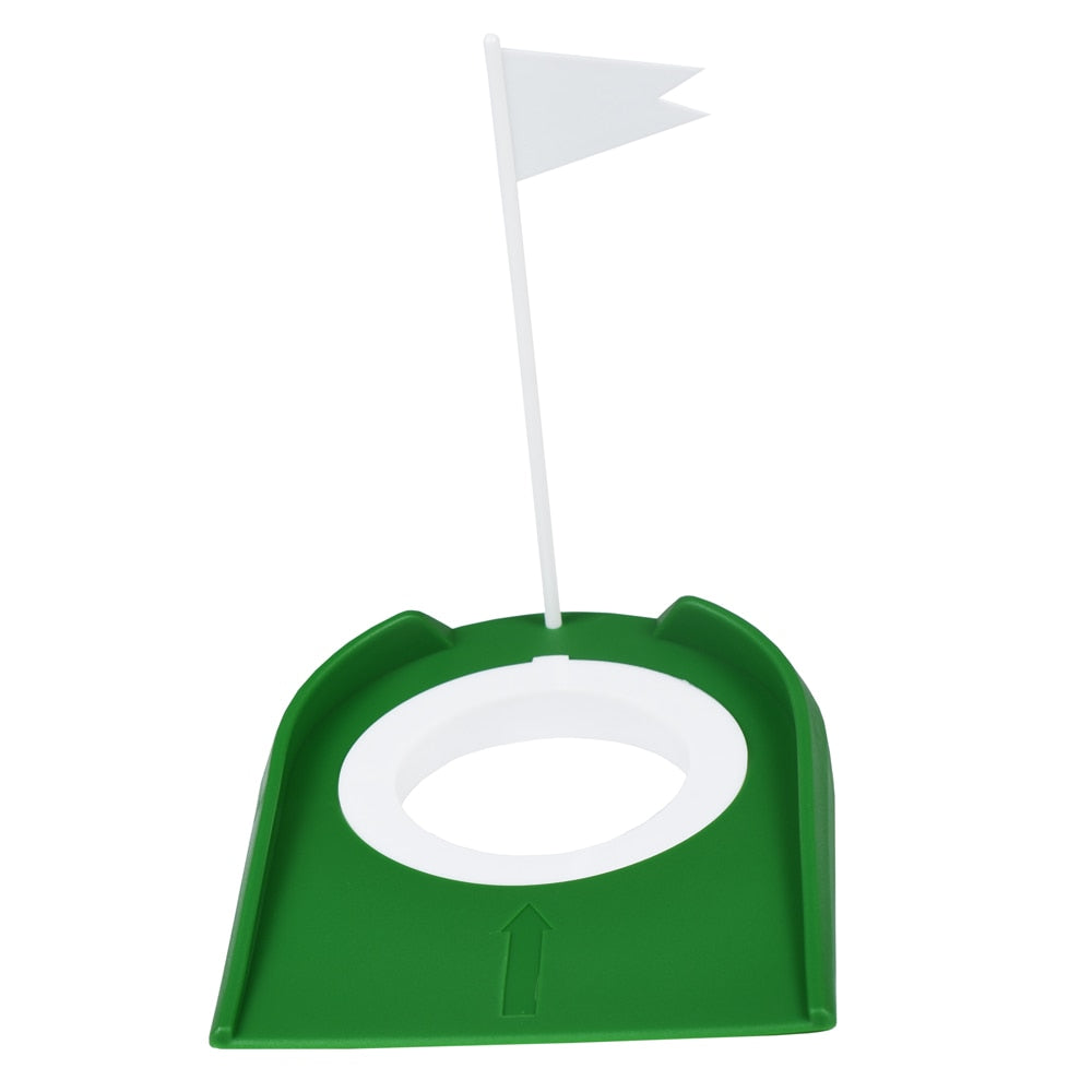 Golf Putting Trainer With Hole Flag Putter Green Practice Aid Home Yard Outdoor Training  Aids Indoor/Outdoor Putter Trainner