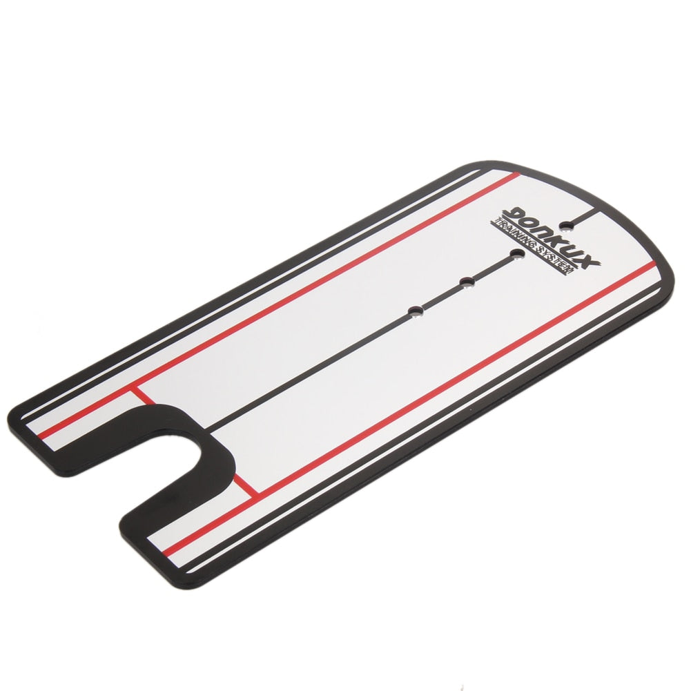 Golf Putting Mirror Alignment Training Aid Swing Trainer Eye Line Golf Practice Putting Mirror Large Golf Practice Putter Mirror