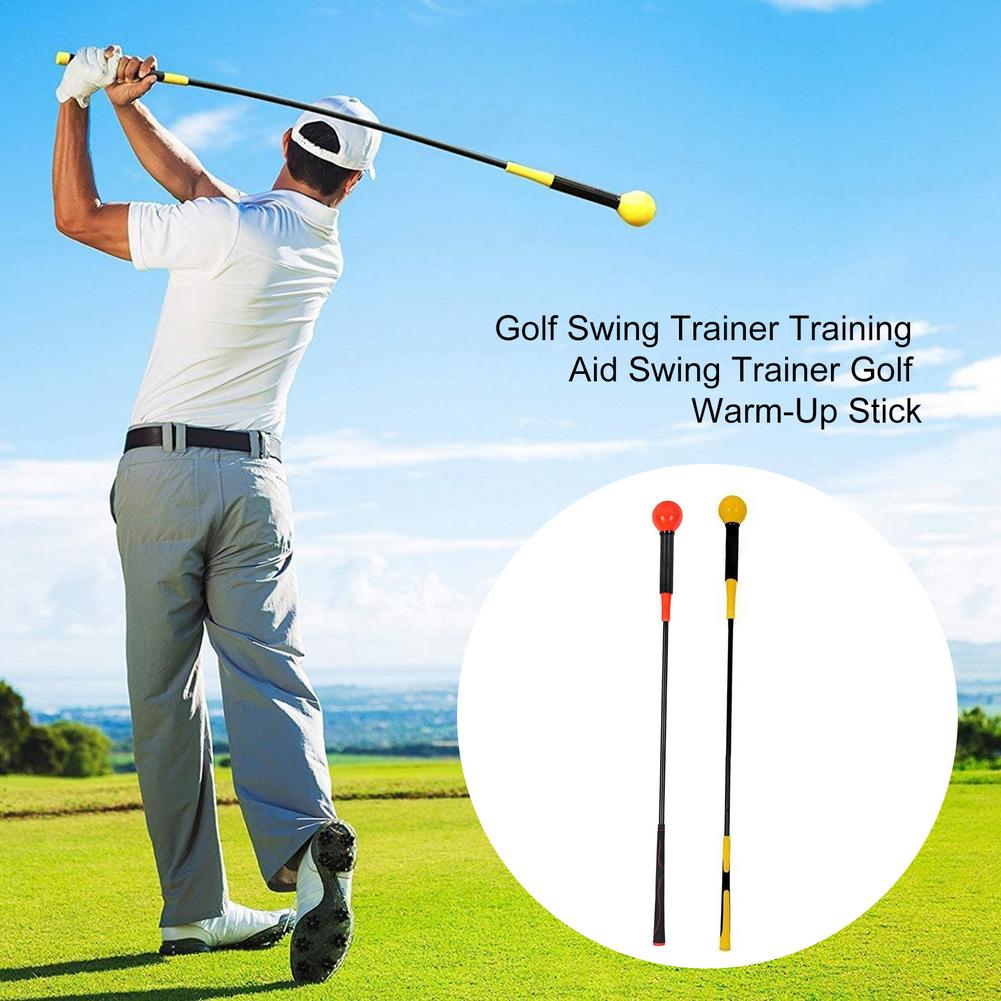 Golf Swing Trainer Training Aid Swing Trainer Golf Warm-Up Stick Practice Swing Aids Tool Beginners Auxiliary Training Equipment