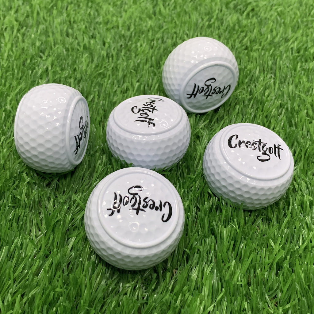 1pc/5pcs Hard Flat Putting Practice Golf Balls Golf for Beginners Two Layer Ball Driving Range Ball Training Aids