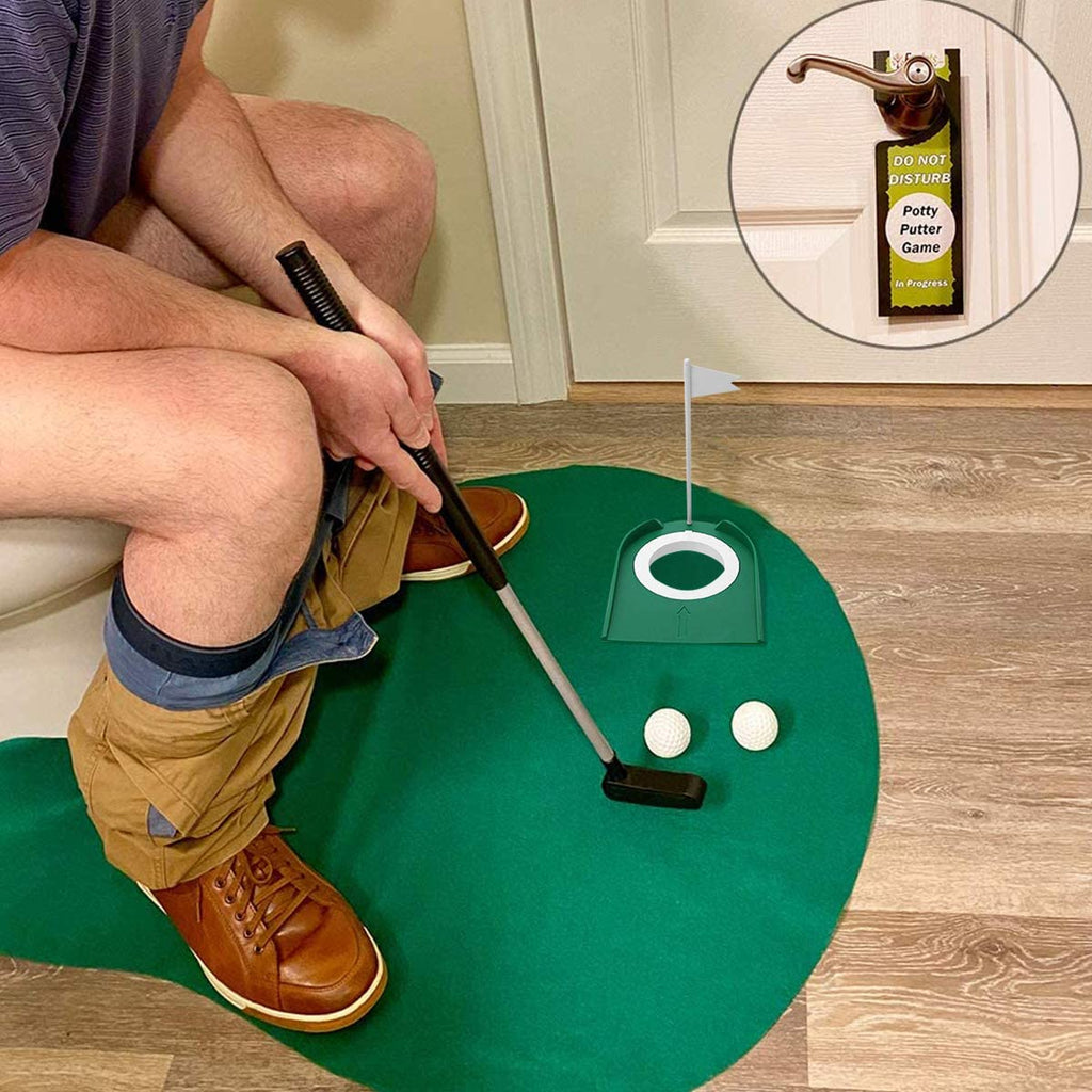Golf Putting Trainer With Hole Flag Putter Green Practice Aid Home Yard Outdoor Training  Aids Indoor/Outdoor Putter Trainner