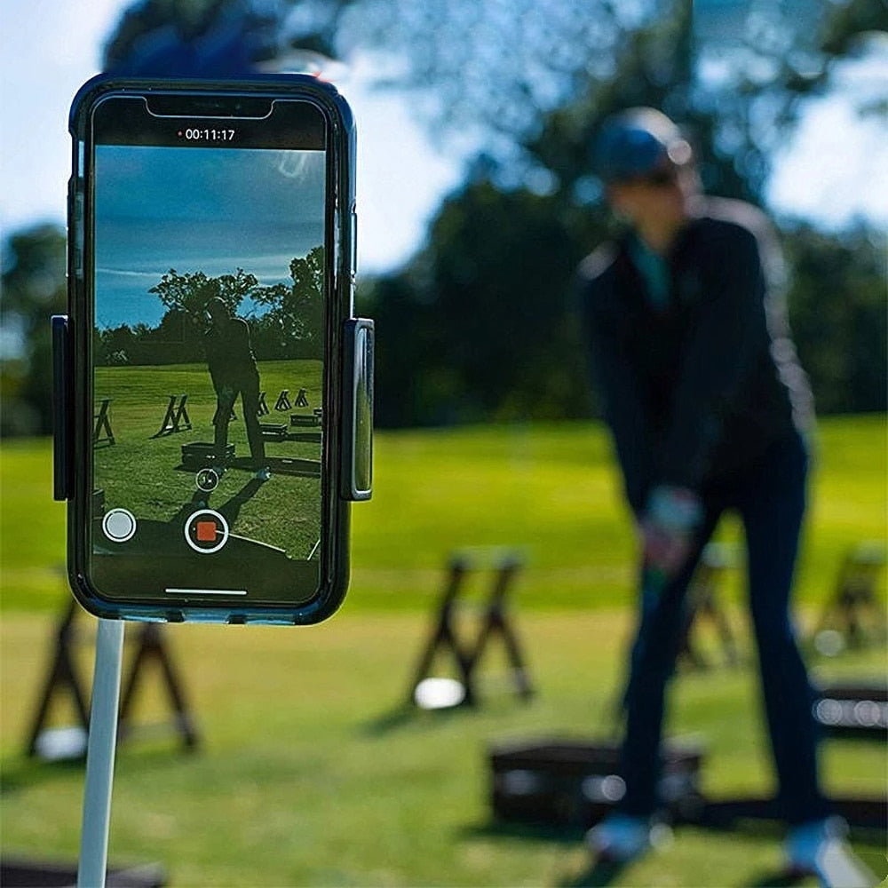 2021 Golf Swing Recorder Holder Cell Phone Clip Holding Trainer Practice Training Aid New Golf Sport Accessories