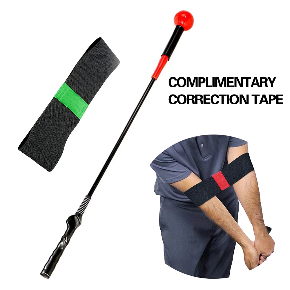 40"Golf Swing Trainer Aid for Improving Rhythm Flexibility Balance Tempo And Strength Flexible Warm-up Stick Golf Training Aids