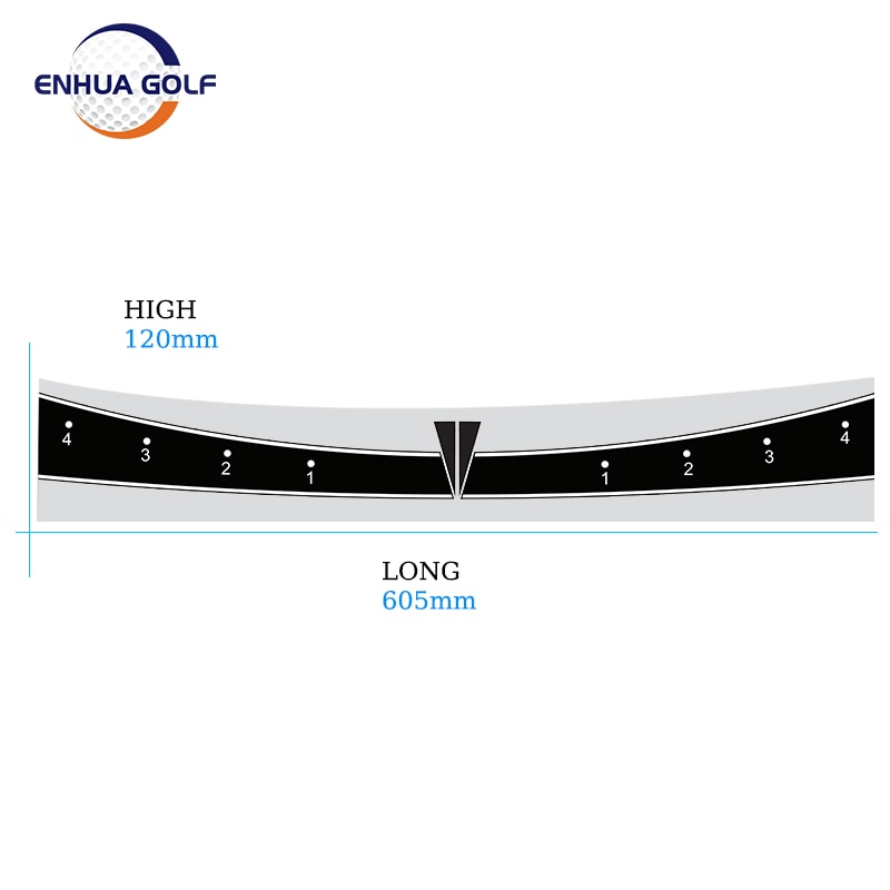 Golf Edge Putting Plane Rail (70-degrees) 24 inch