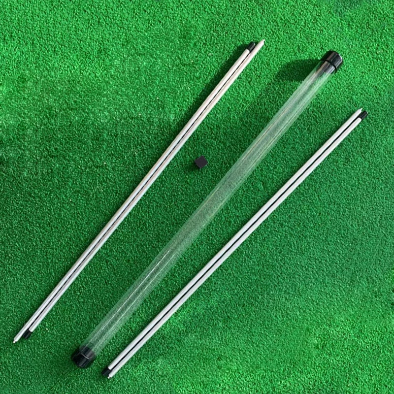 New Deluxe Aluminum Golf Alignment Sticks Swing Training Aids Cross Connection for Aiming Putting Full Swing Trainer