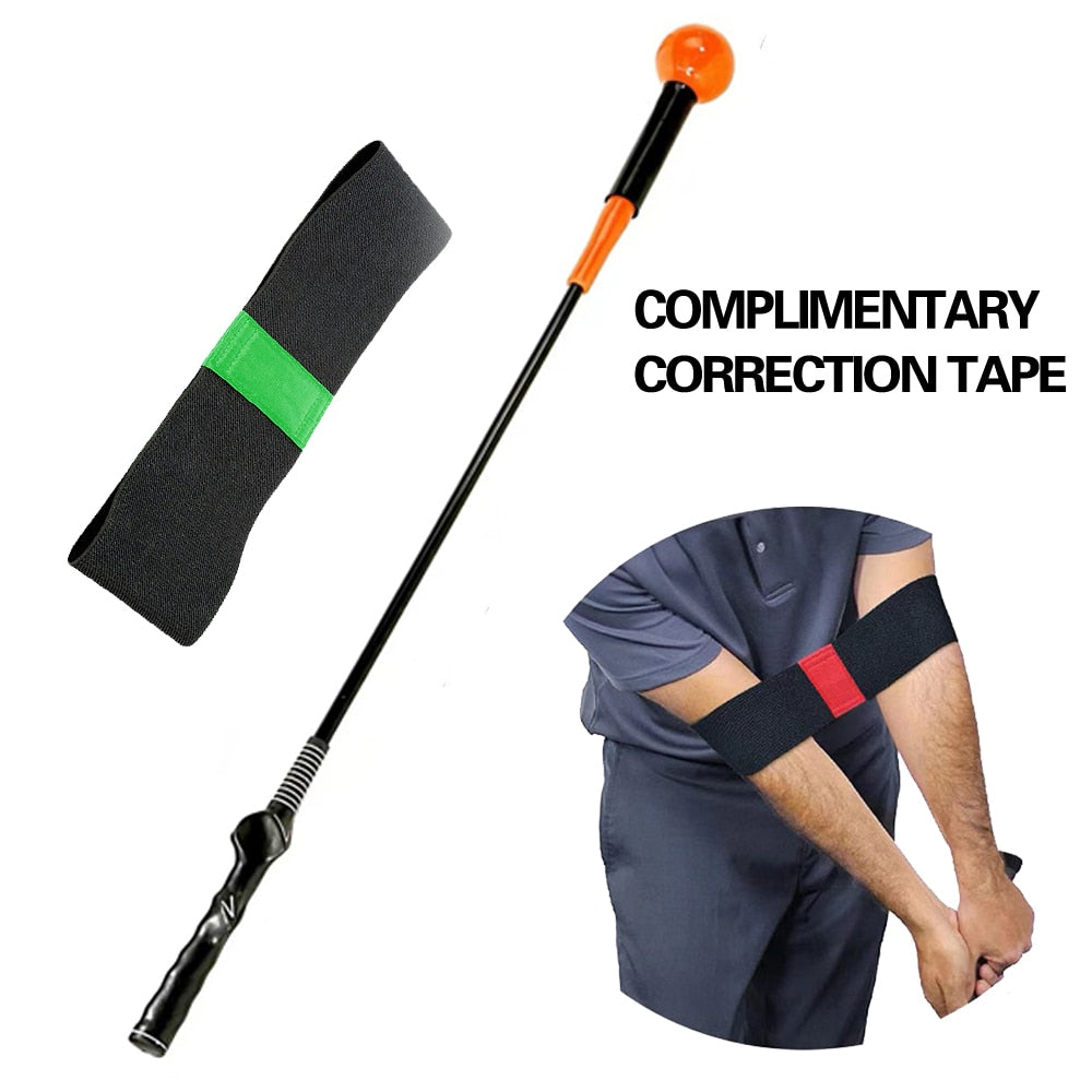 40"Golf Swing Trainer Aid for Improving Rhythm Flexibility Balance Tempo And Strength Flexible Warm-up Stick Golf Training Aids