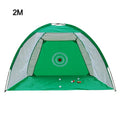 Golf Hitting Cage Indoor 2M Golf Practice Net Tent Garden Grassland Practice Tent Golf Training Equipment Mesh Mat Outdoor Swing