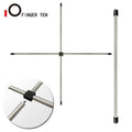 New Deluxe Aluminum Golf Alignment Sticks Swing Training Aids Cross Connection for Aiming Putting Full Swing Trainer