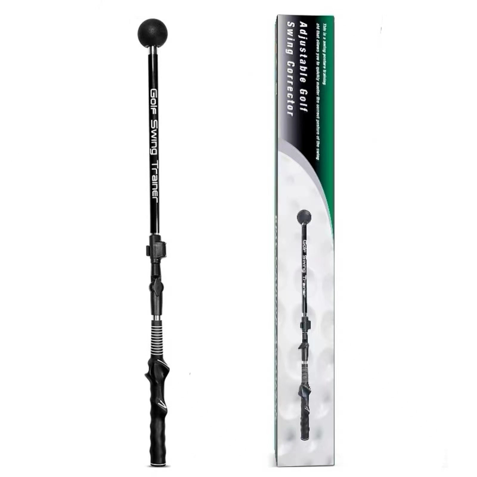 Golf Folding Posture Corrector Telescopic Swing Club Trainer For Beginners Improve Golf Swing Exerciser Training Aid Adjustable