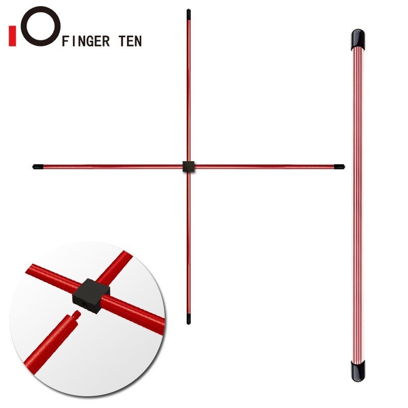New Deluxe Aluminum Golf Alignment Sticks Swing Training Aids Cross Connection for Aiming Putting Full Swing Trainer