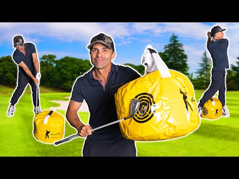 Impact Bag Golf Swing Trainer - Dr. Gary Wiren’s Golf Training Aid and Practice Tool - Waterproof and Durable - The Best Golf Training Aid to Perfect Your Swing Impact